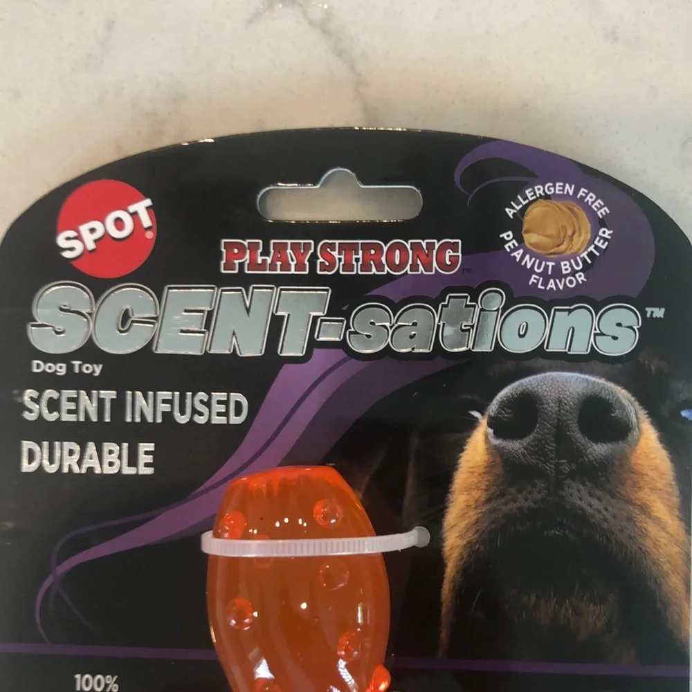Scent Infused Durable Dog Toy - Orange